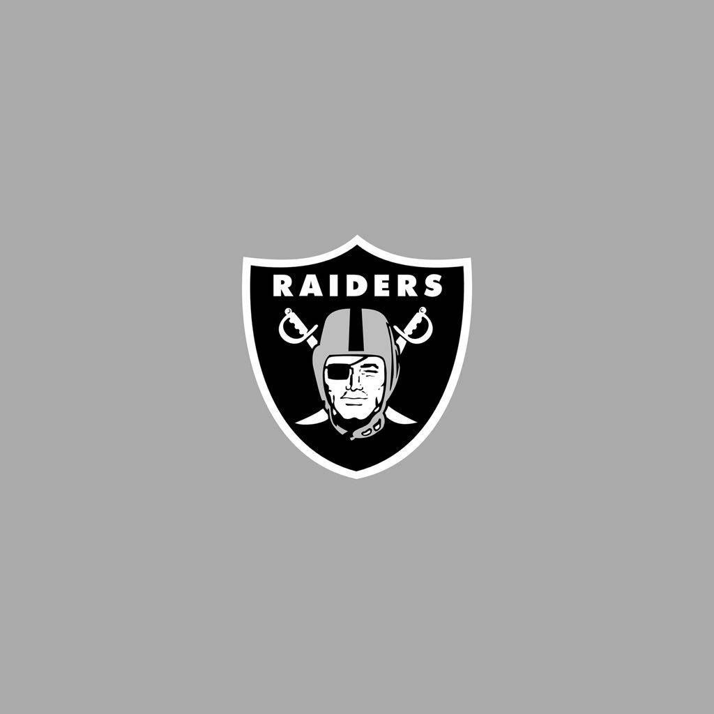 Minimalist Oakland Raiders Team Logo Background