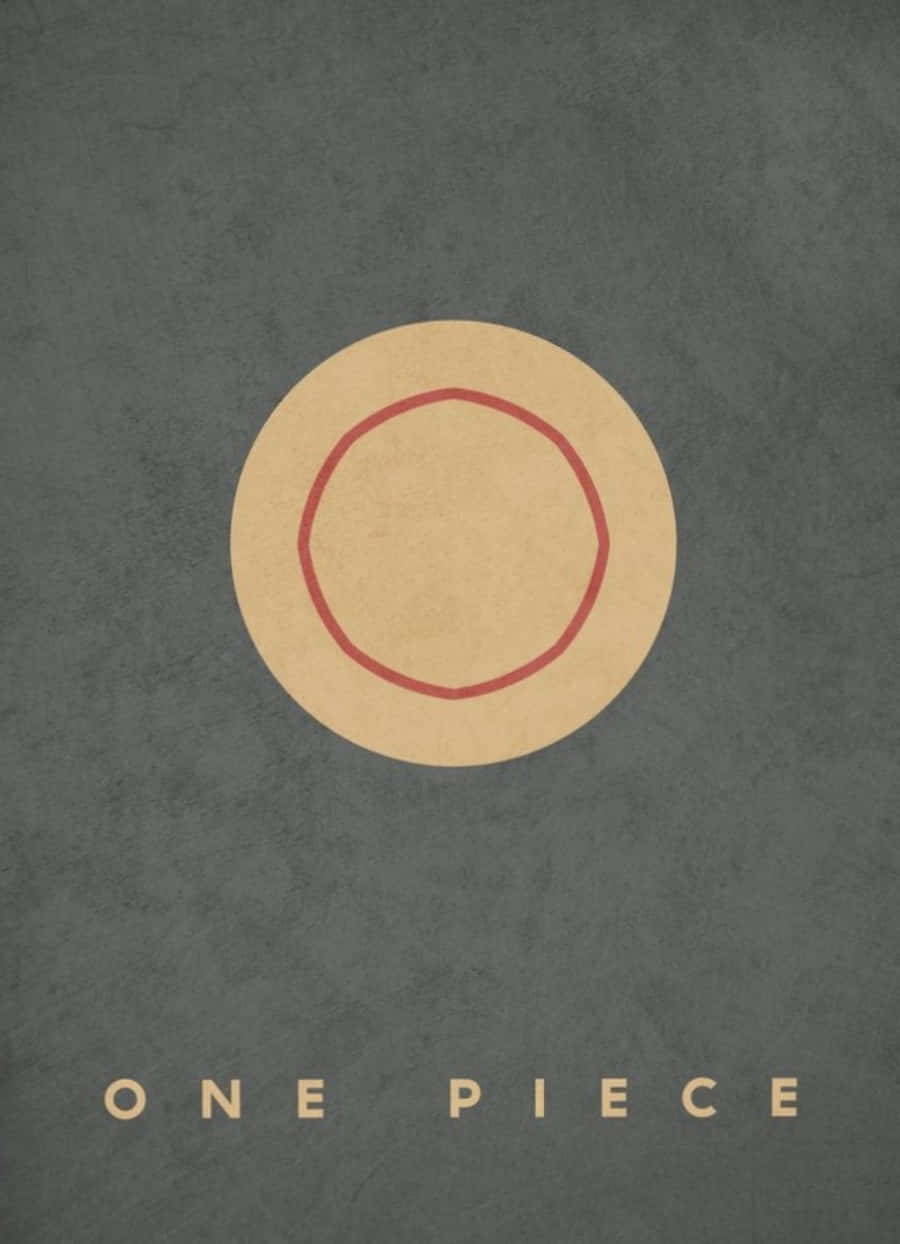 Minimalist One Piece Anime Poster