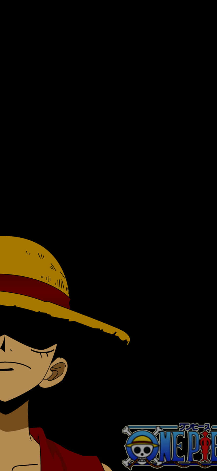 Minimalist One Piece Luffy Iphone Digital Art