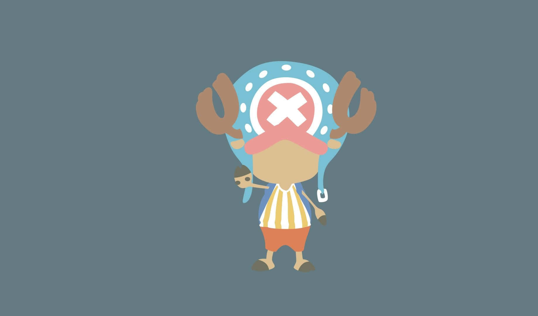 Minimalist One Piece Tony Tony Chopper Background