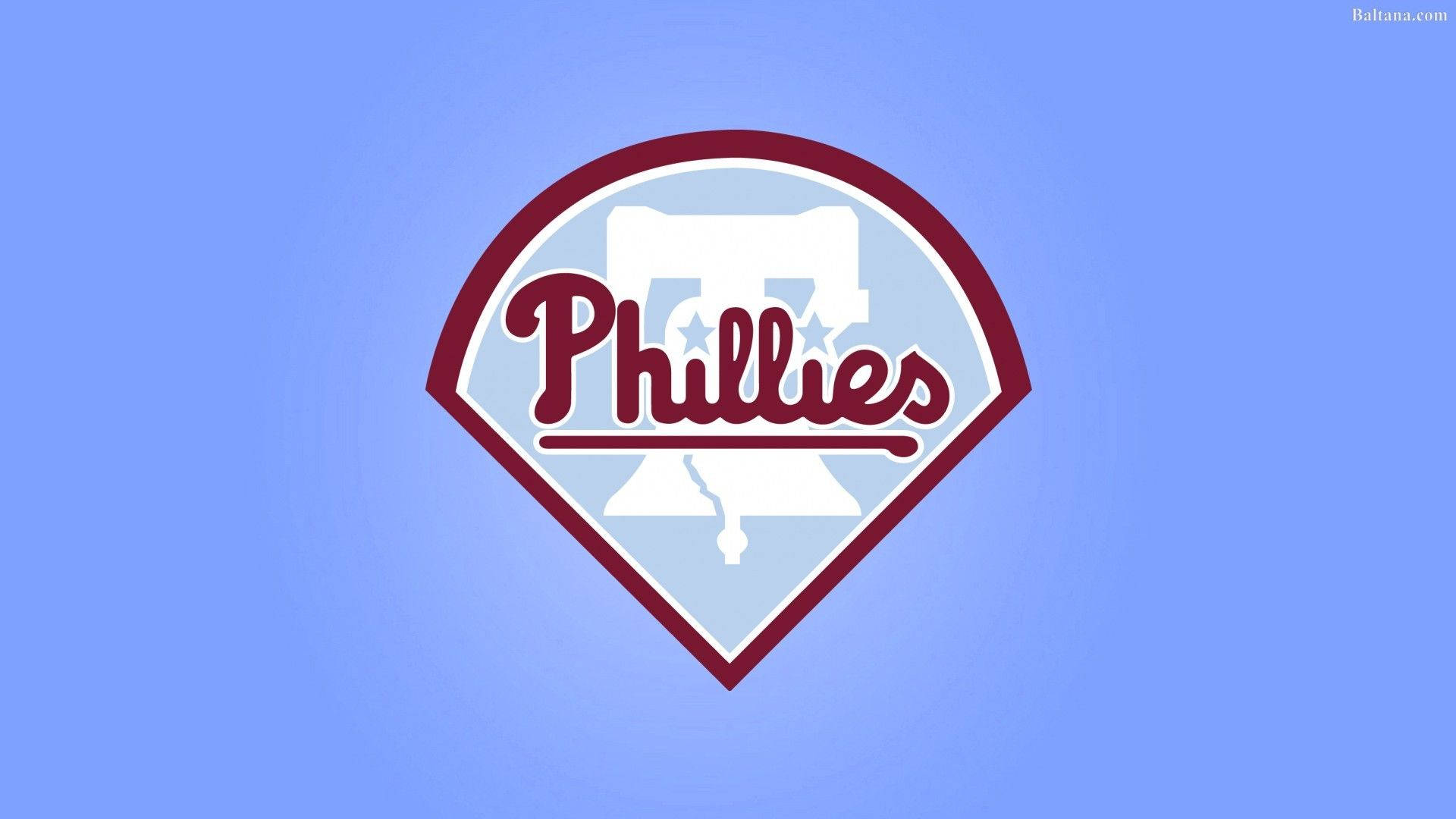 Minimalist Philadelphia Phillies Logo Background