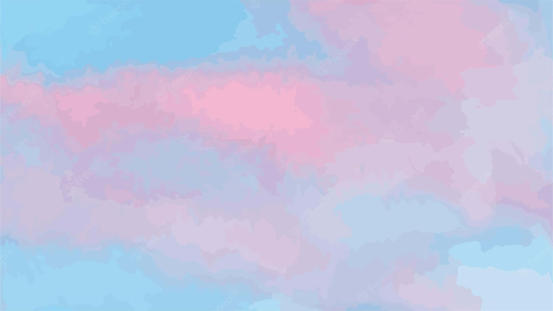 Minimalist Pink Blue Cotton Candy Background