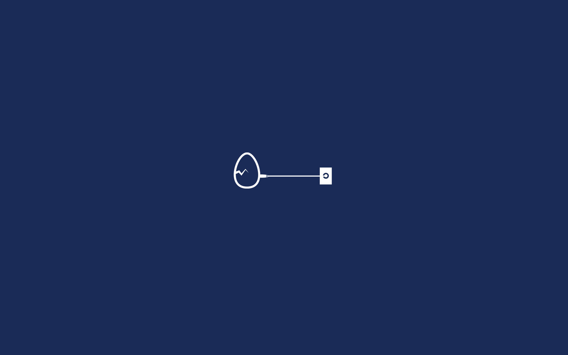 Minimalist Plug Egg Background