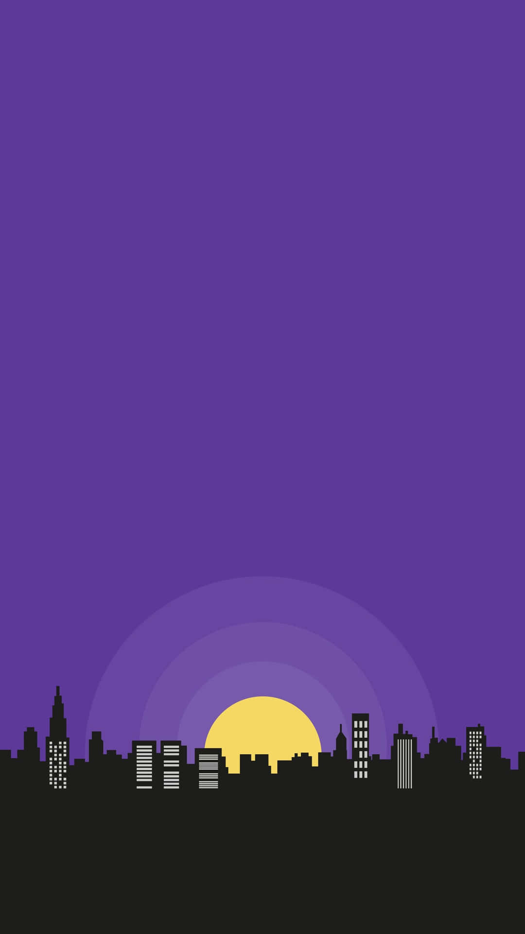 Minimalist Purple Wave Background