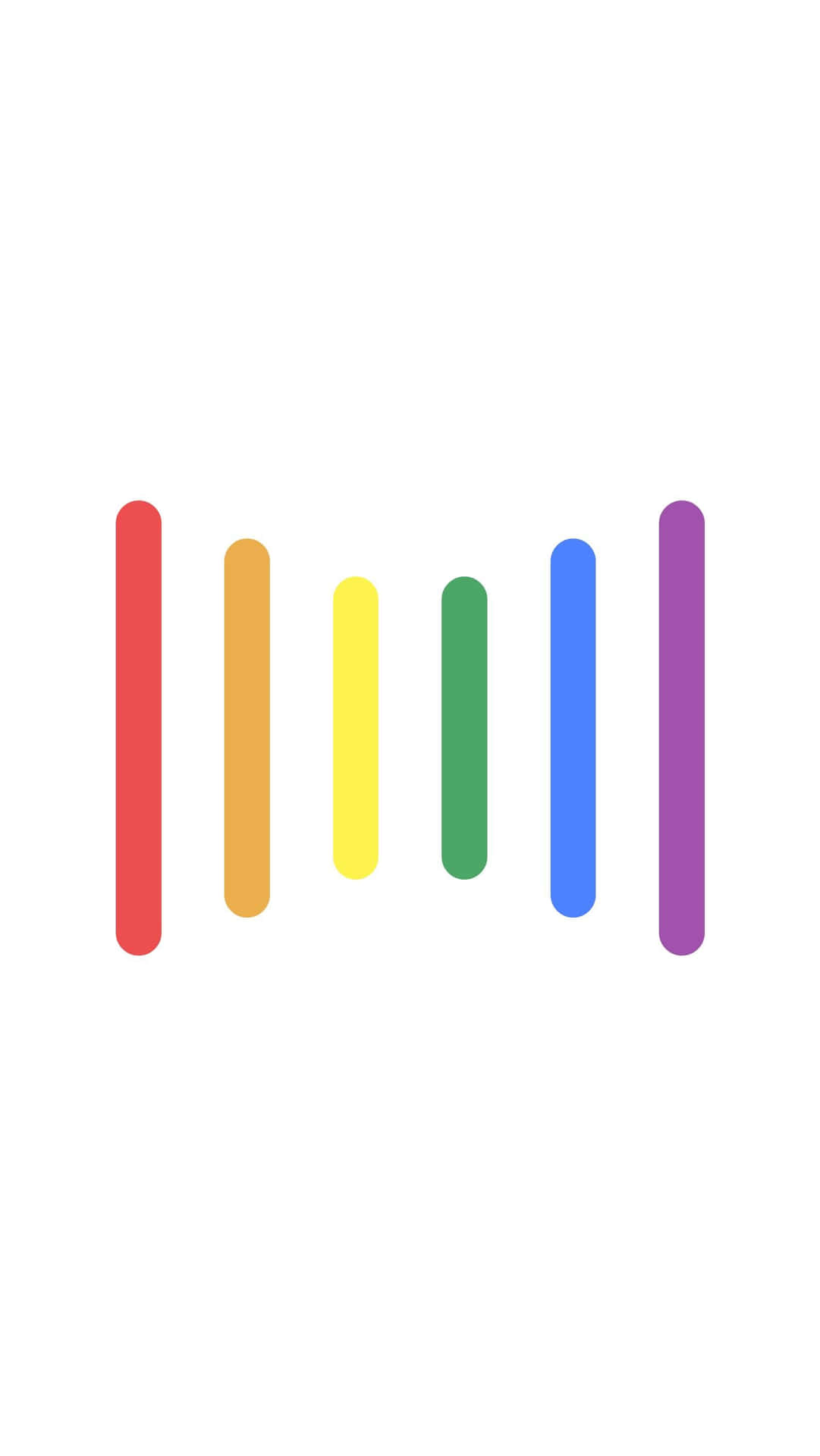 Minimalist Rainbow Lines Lgbt Iphone Background