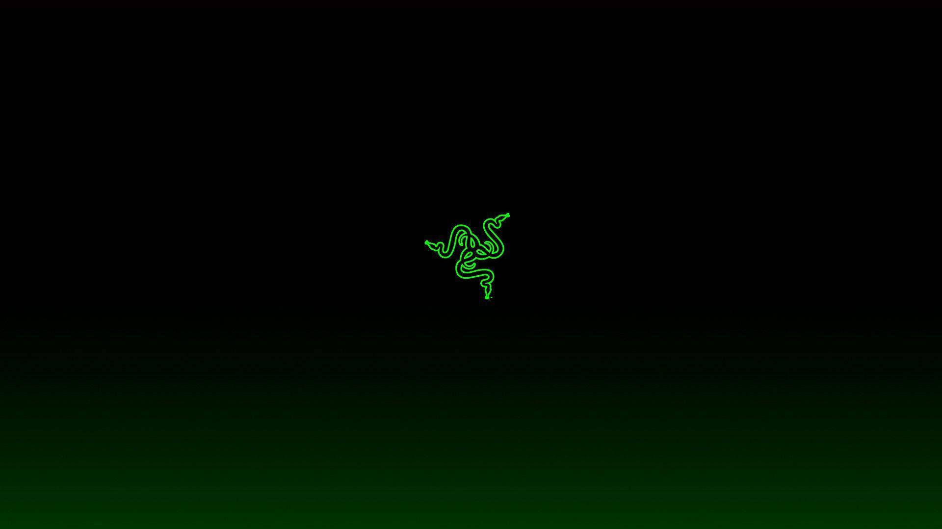 Minimalist Razer Green Chroma Background