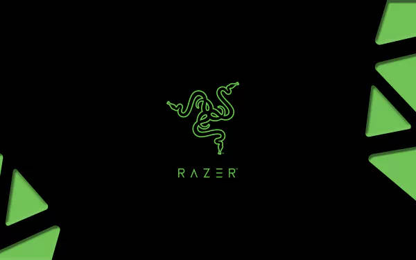 Minimalist Razer Logo 4k Background