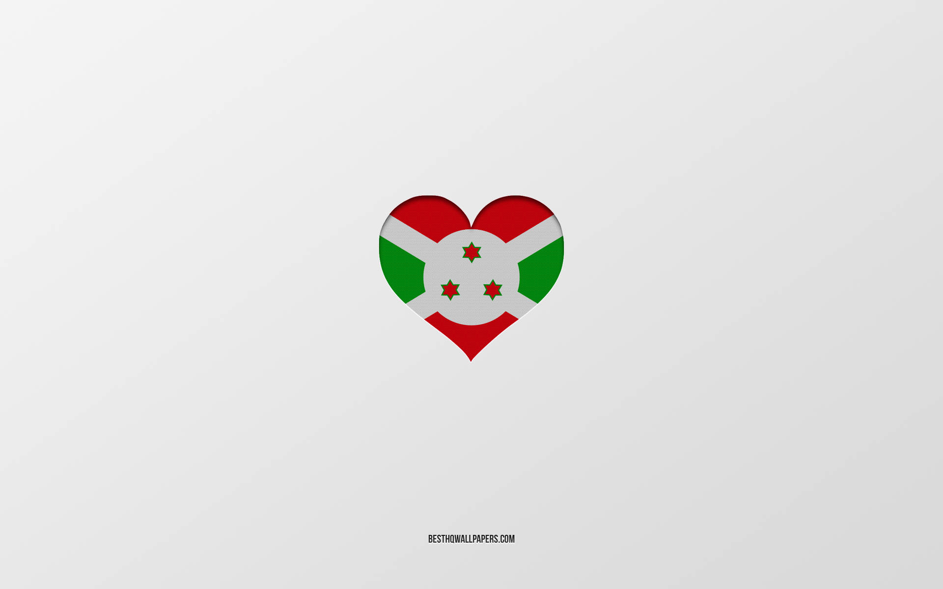 Minimalist Representation Of Burundi Flag Background
