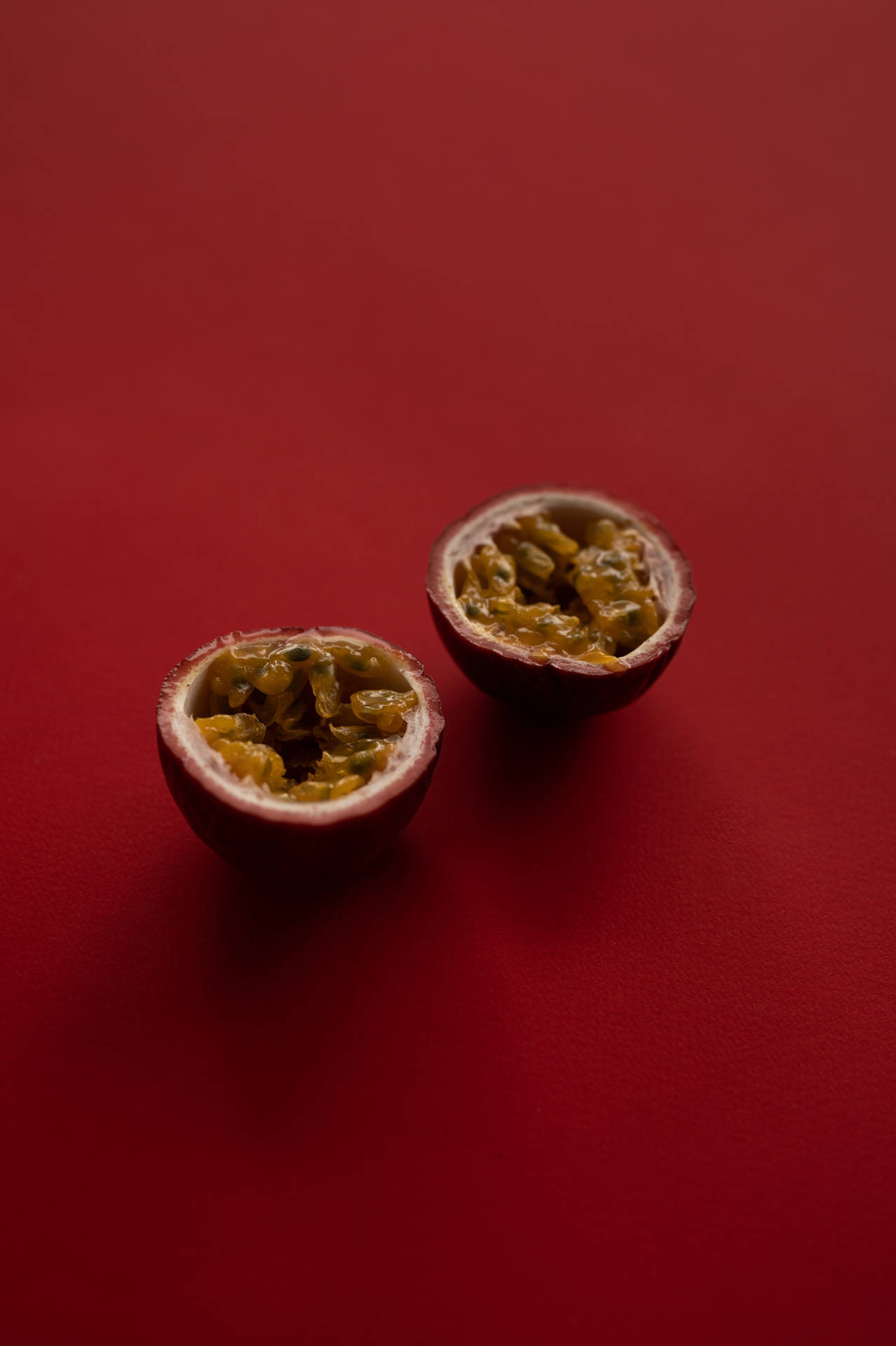 Minimalist Ripe Passion Fruit Presentation