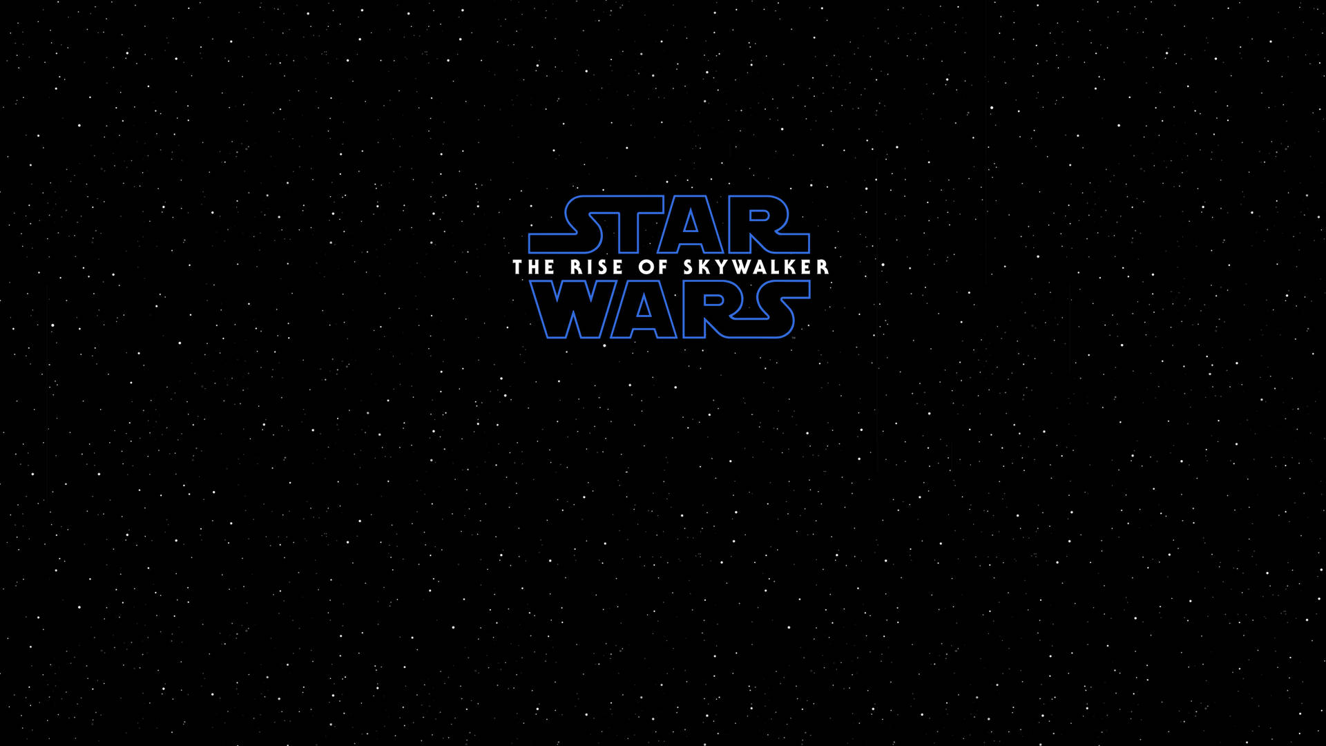 Minimalist Rise Of Skywalker Poster Background