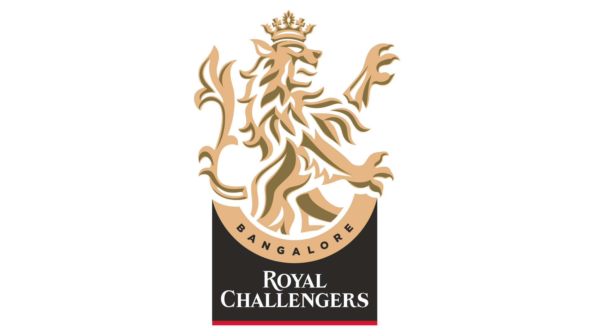 Minimalist Royal Challengers Bangalore Logo Background