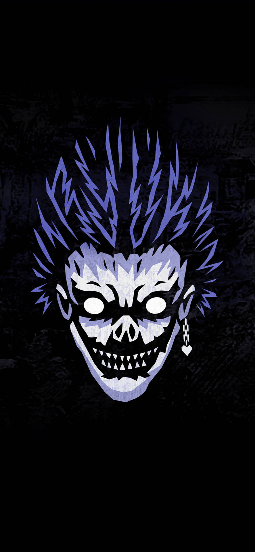 Minimalist Ryuk Artwork Death Note Iphone Background