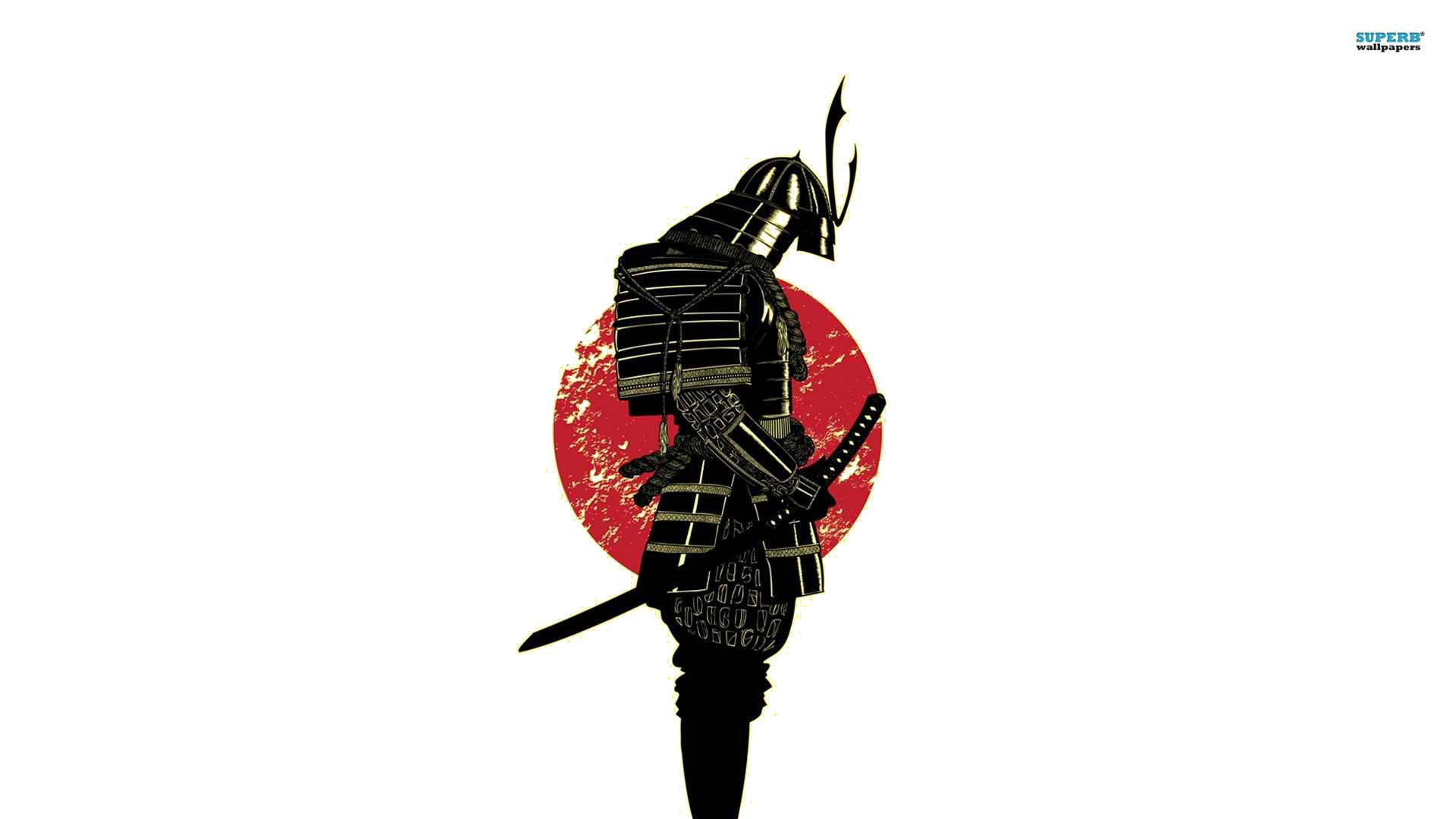 Minimalist Samurai Seppuku Artwork