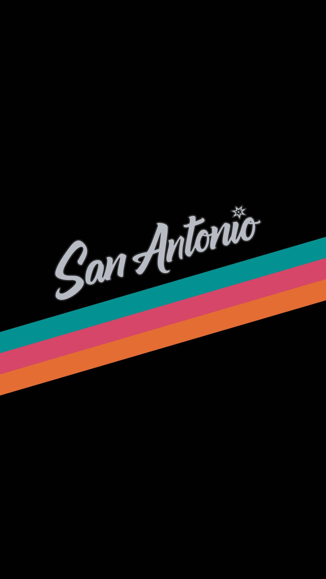 Minimalist San Antonio Spurs Background