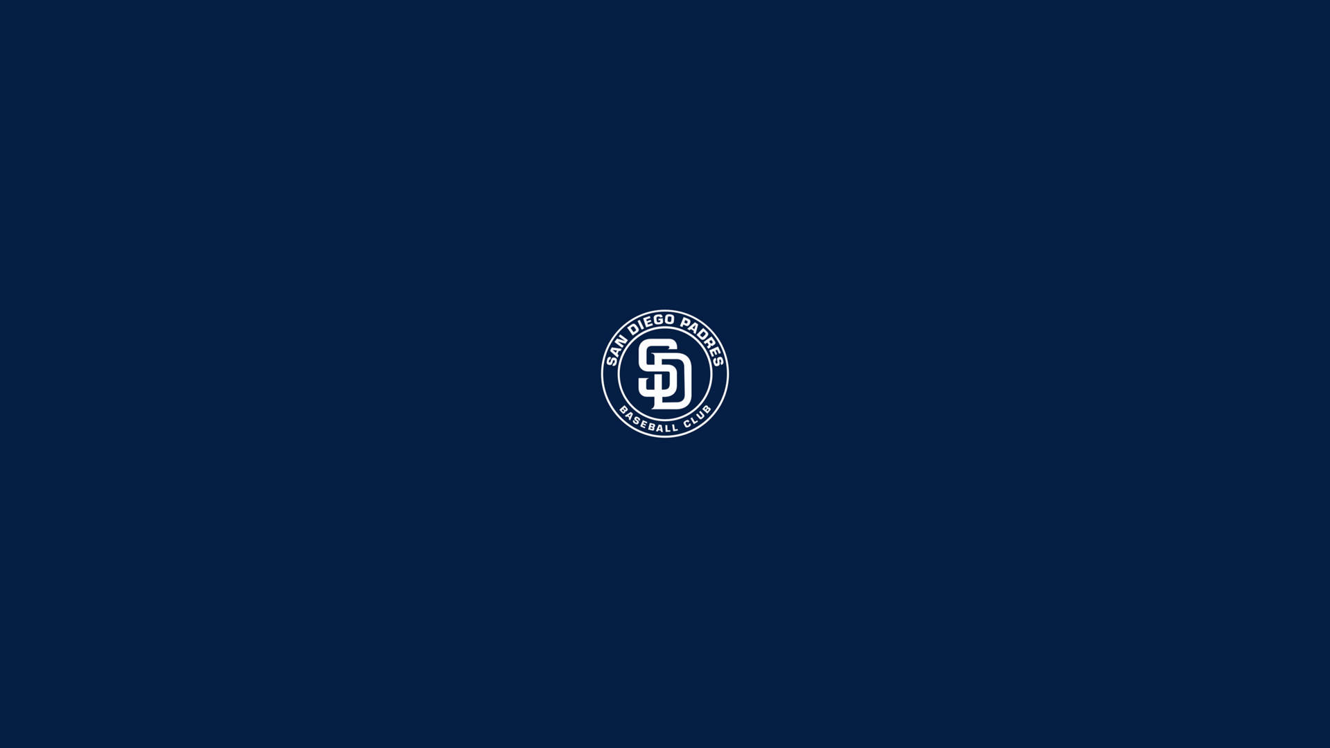 Minimalist San Diego Padres Emblem Background