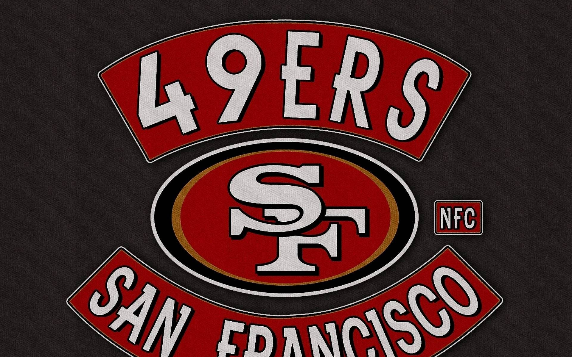 Minimalist San Francisco 49ers Logo Background