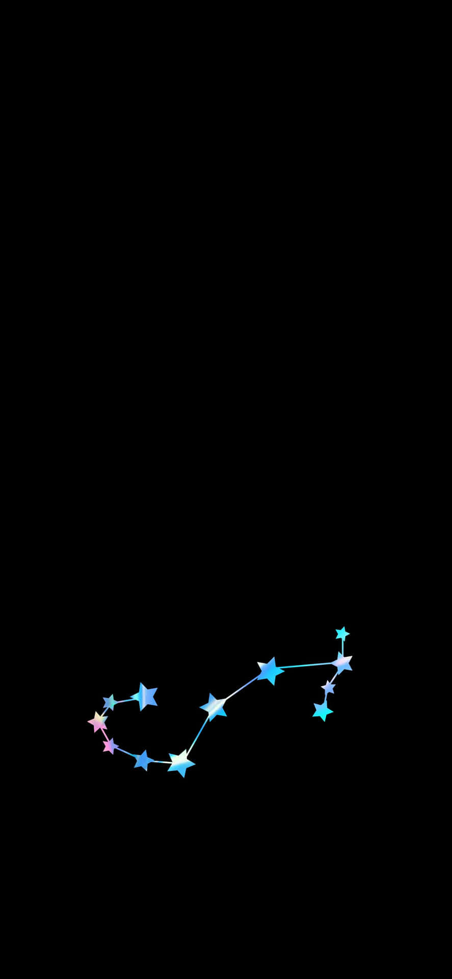 Minimalist Scorpio Astrology Iphone Background