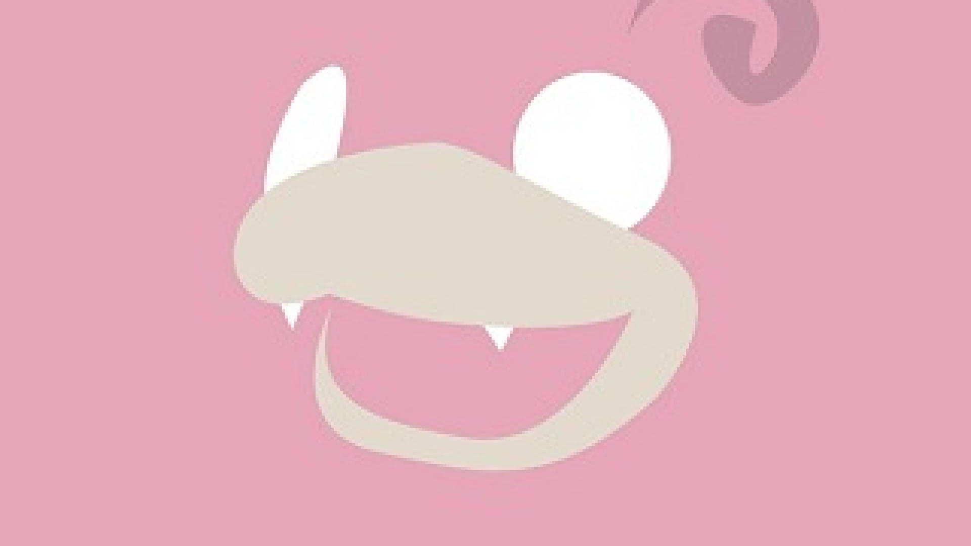 Minimalist Slowpoke Pink