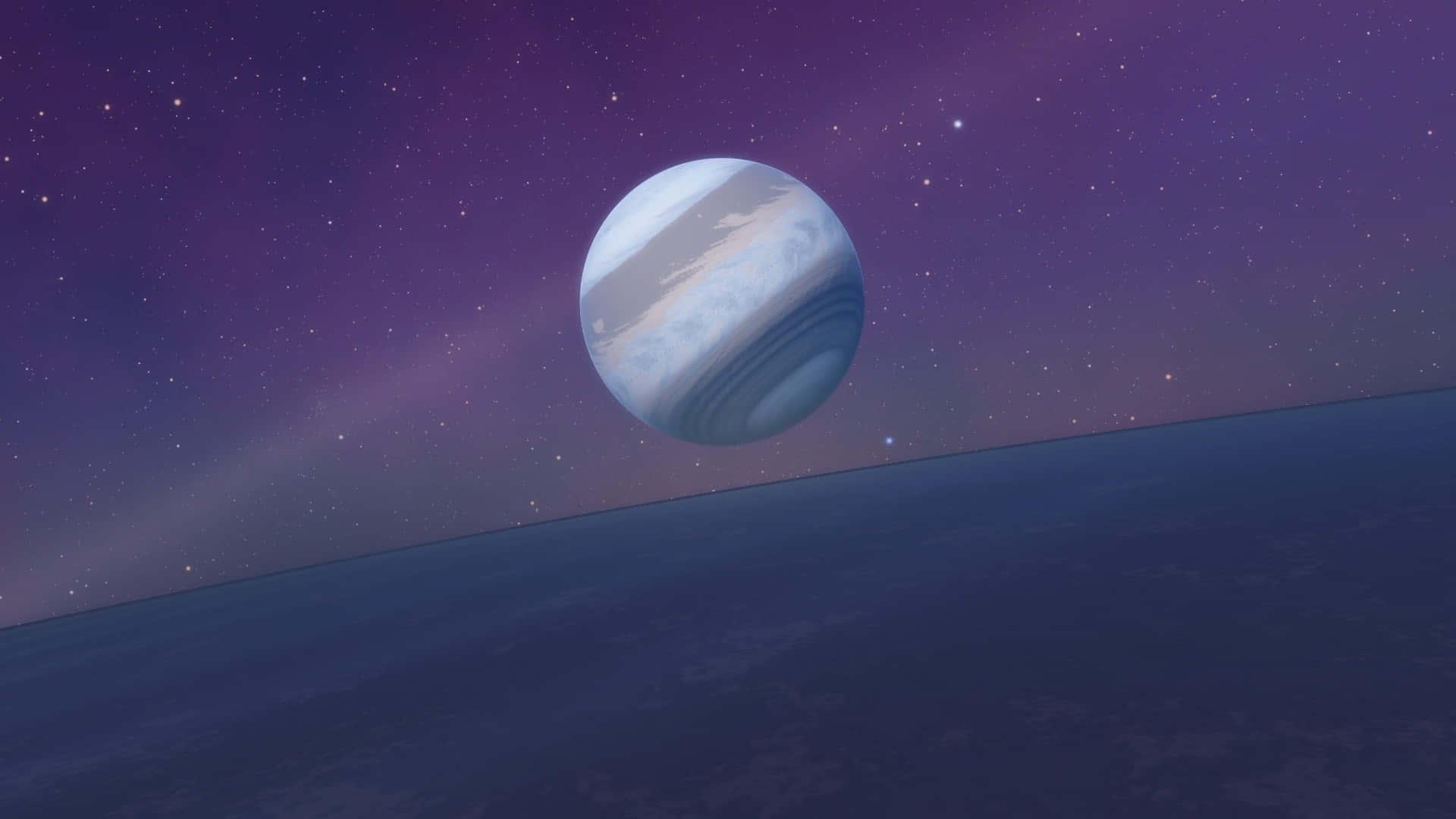 Minimalist Space: A Journey Through The Stars Background