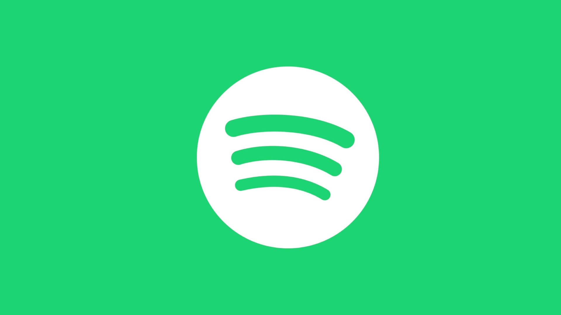 Minimalist Spotify Logo Background