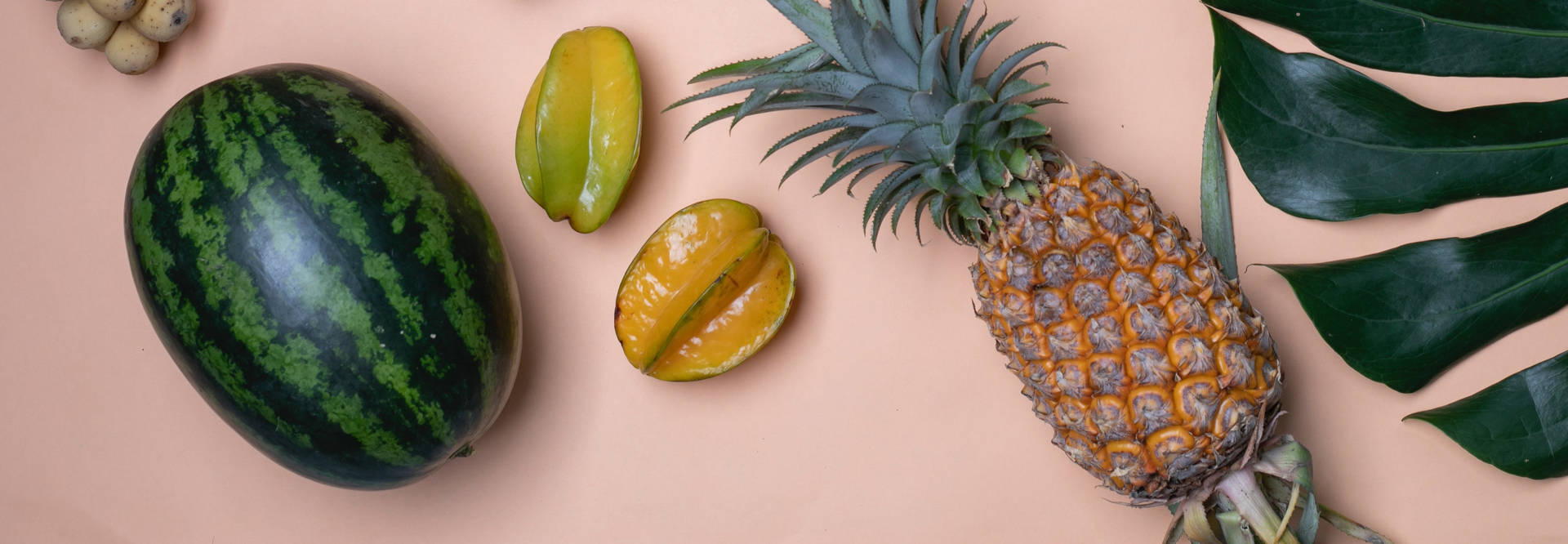 Minimalist Star Fruit Pink Table