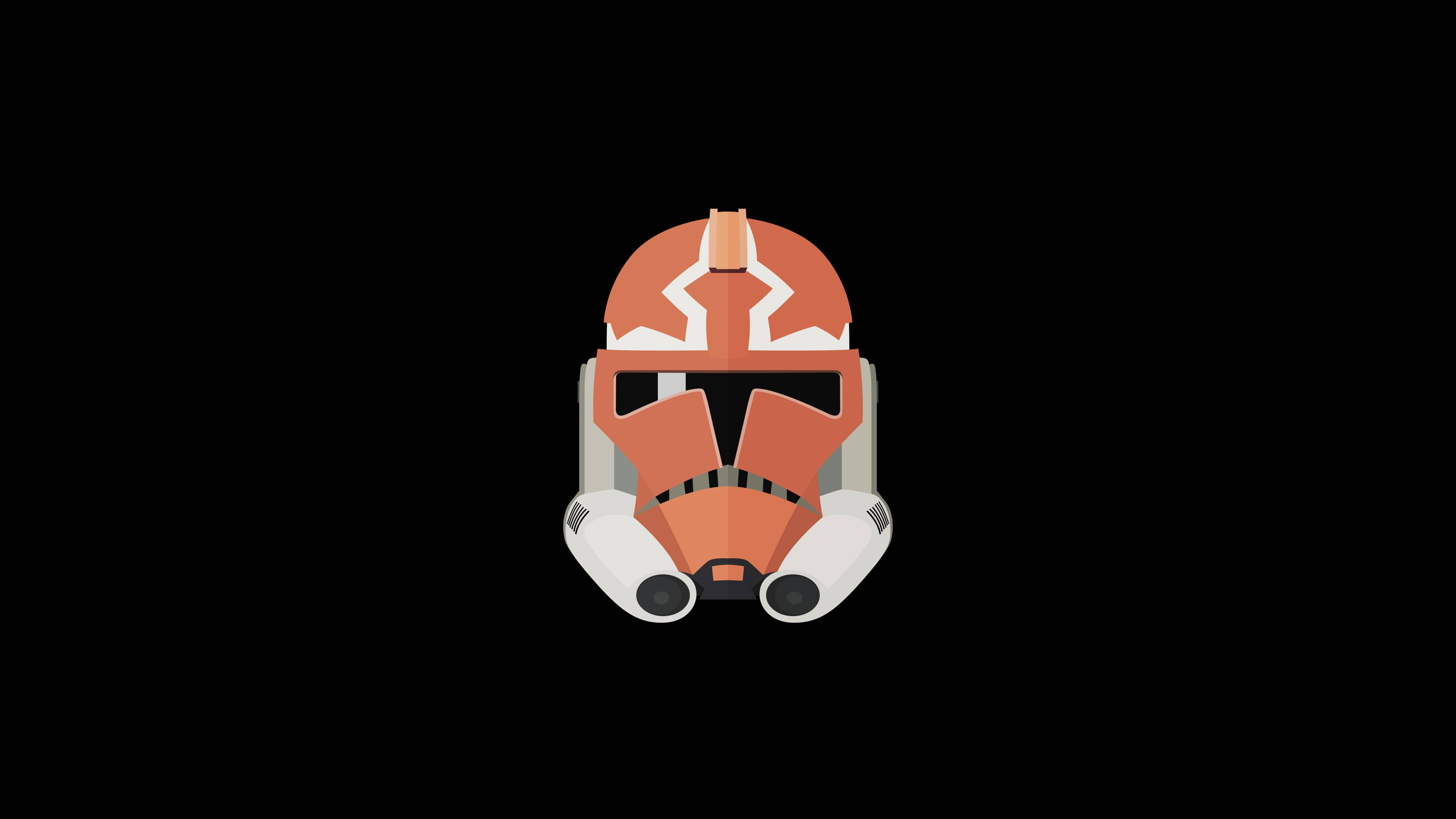 Minimalist Star Wars Orange Mask