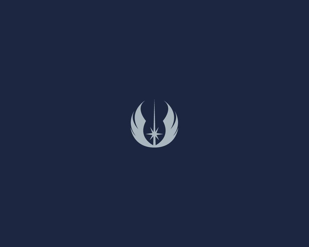 Minimalist Star Wars Symbols Background