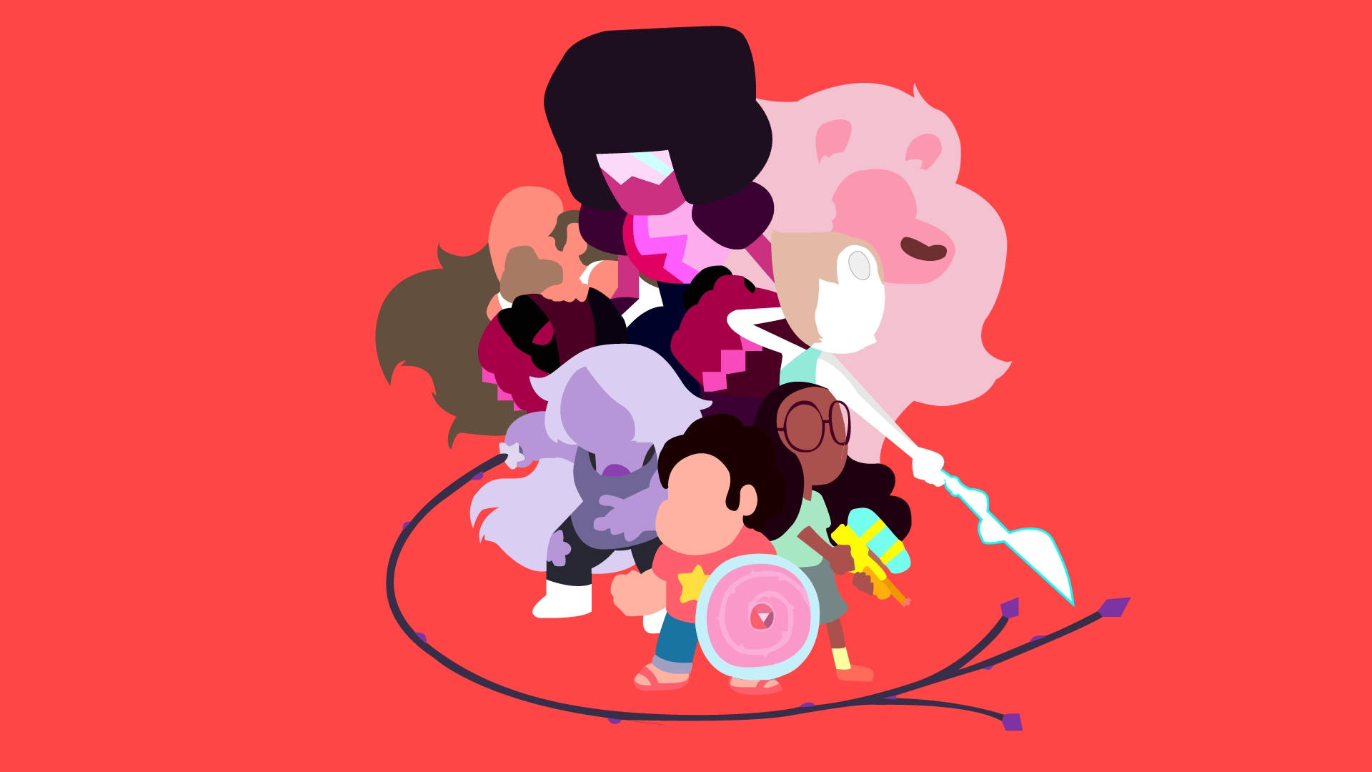 Minimalist Steven Universe Ipad Background