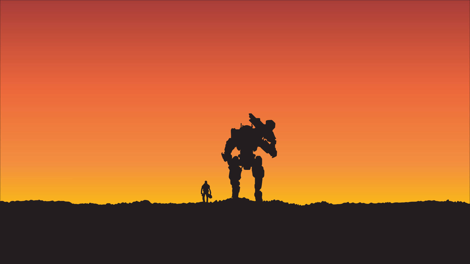 Minimalist Titanfall Background