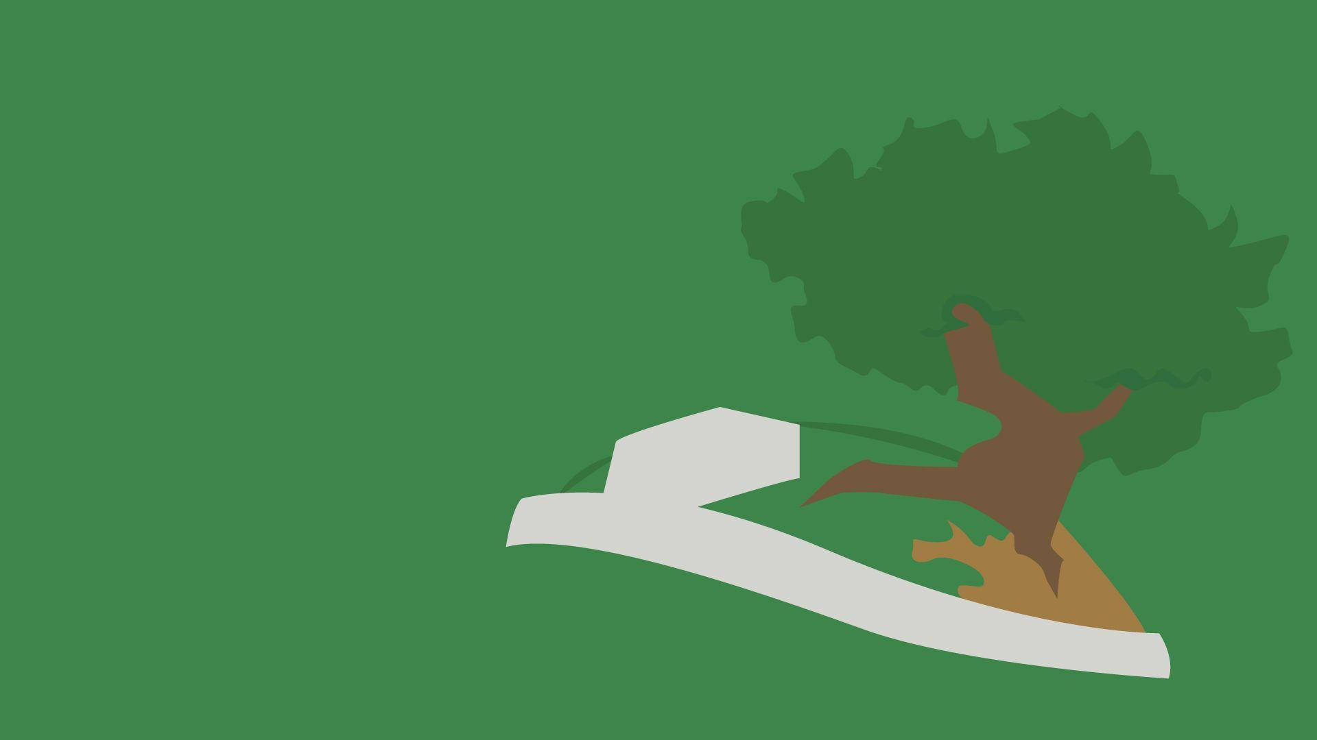 Minimalist Torterra Shell Background