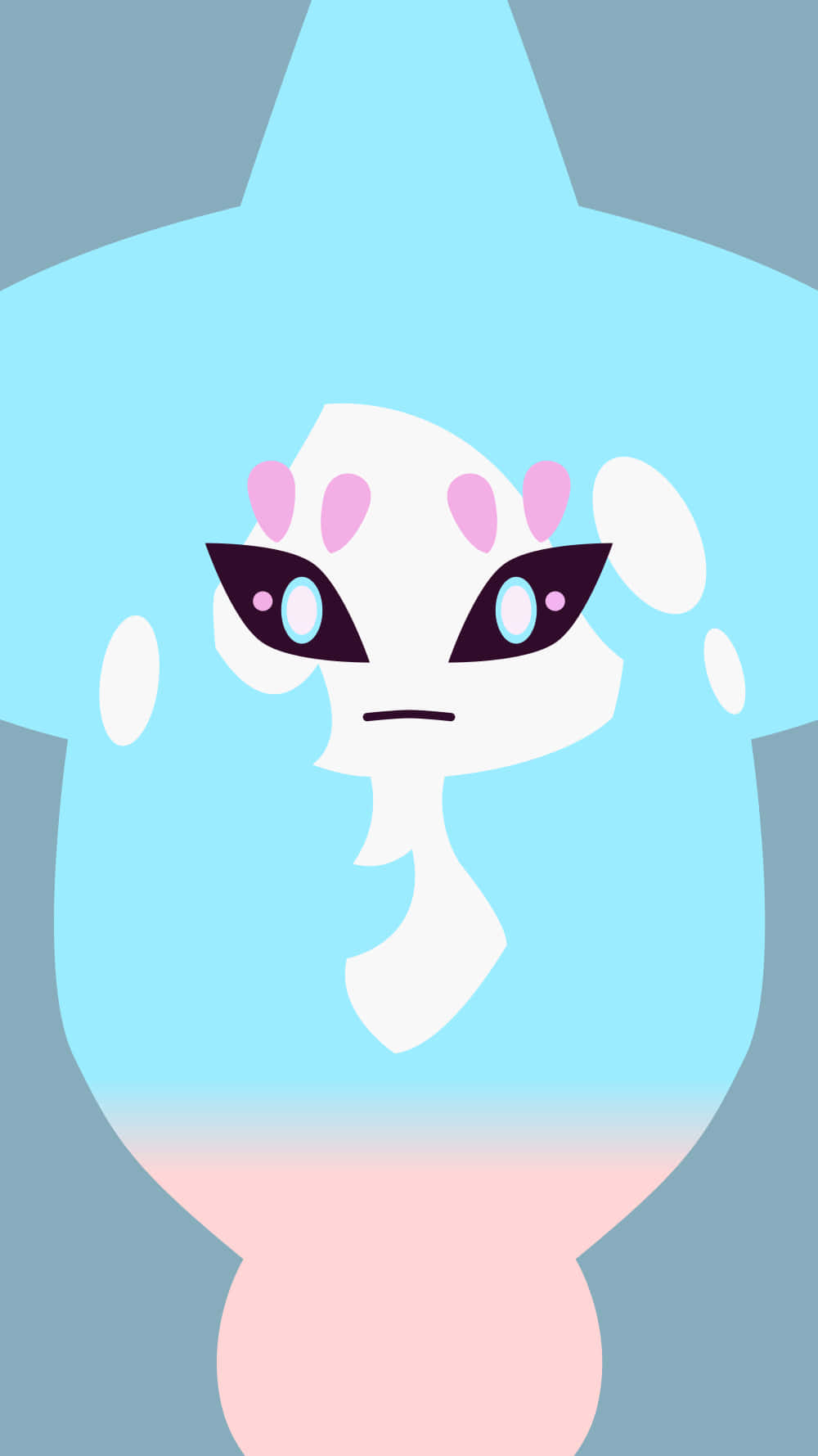 Minimalist Tsareena Art Background