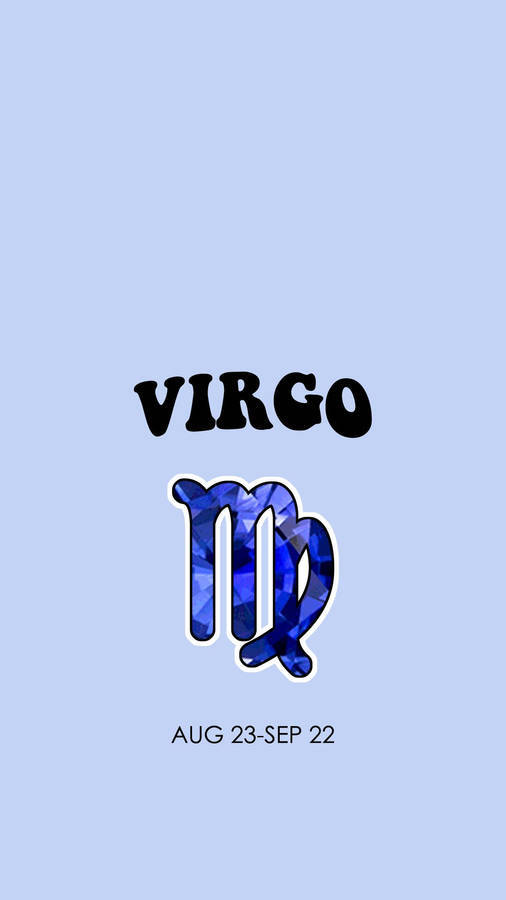 Minimalist Virgo August-september Background