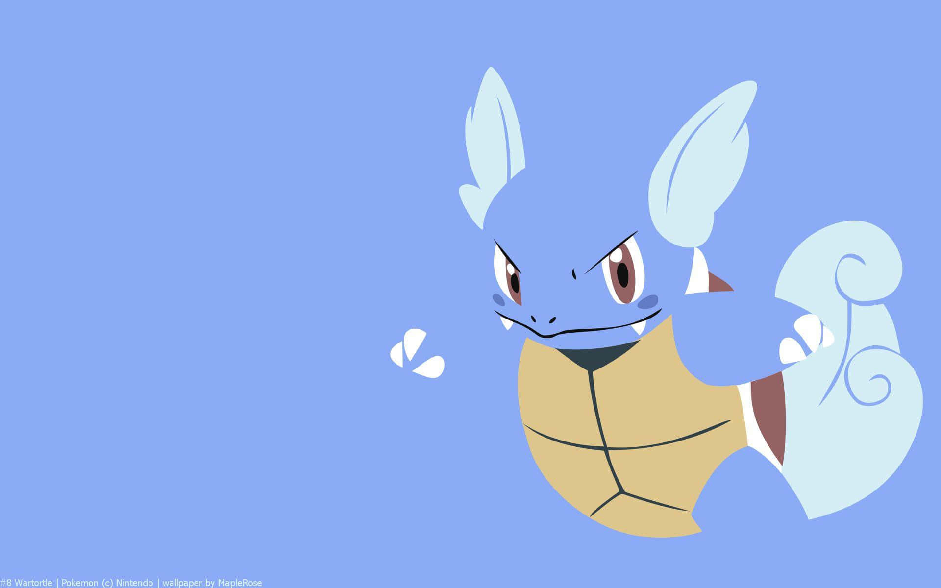 Minimalist Wartortle Background