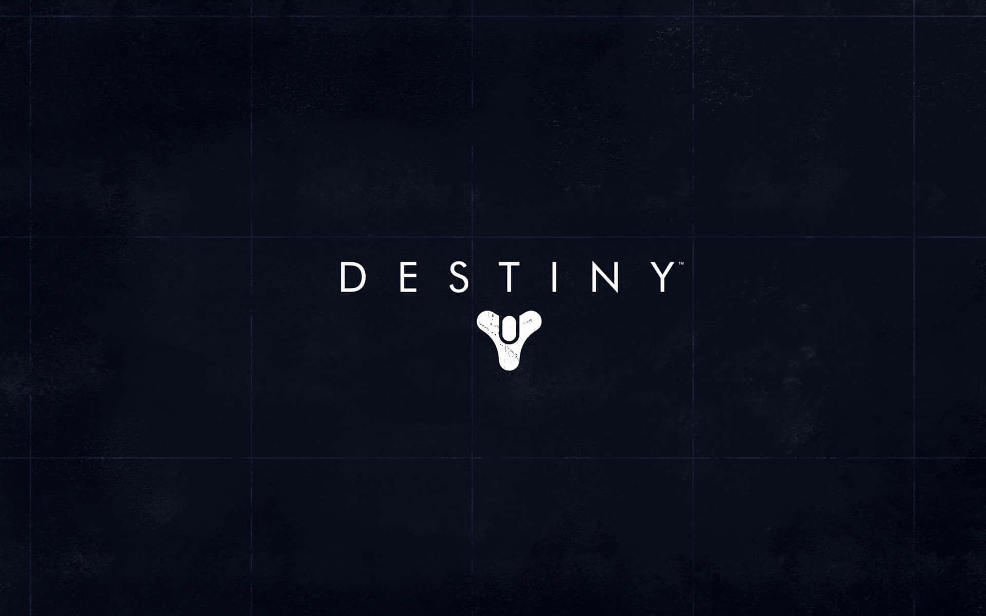 Minimalist White Destiny Logo Background
