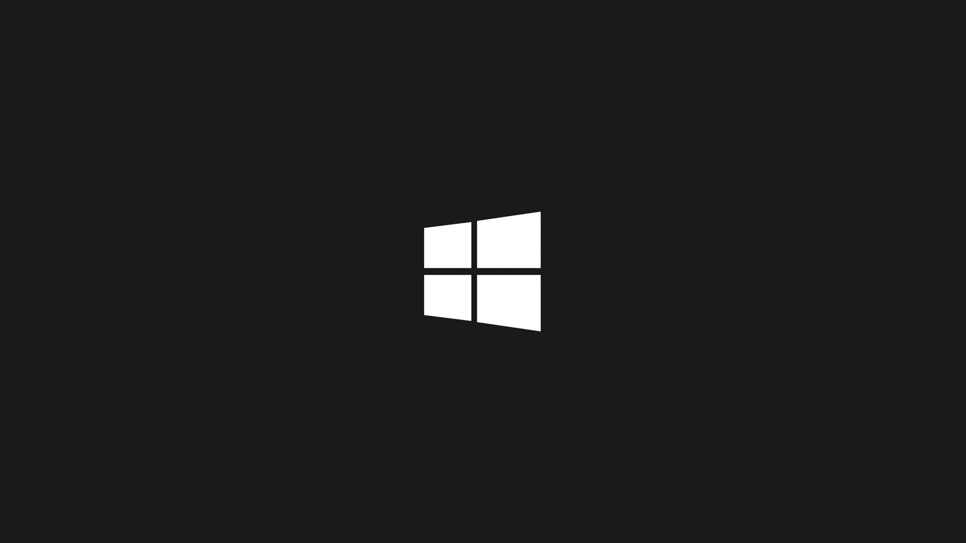 Minimalist Windows 10 Hd White Logo