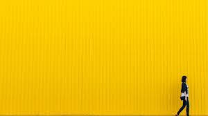 Minimalist Yellow Photo Background Background