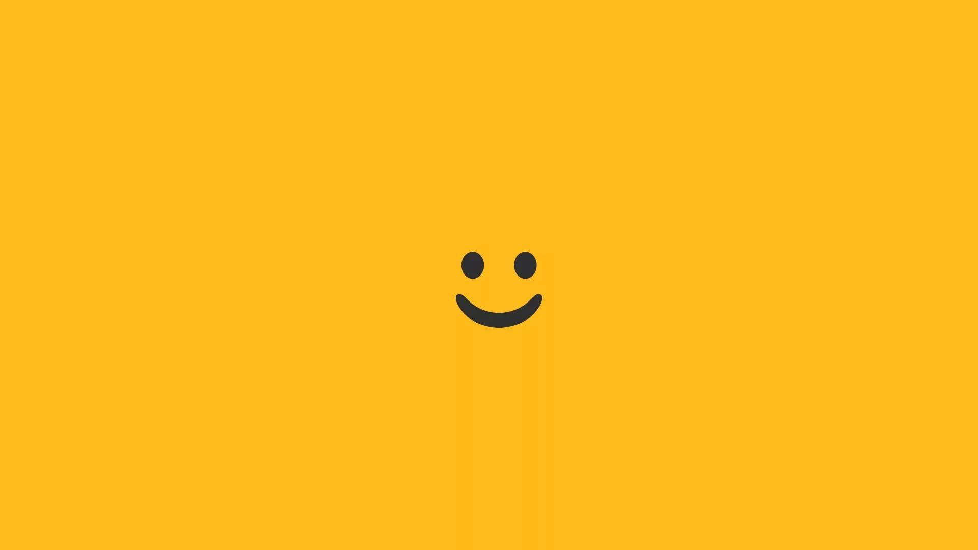 Minimalist Yellow Smile