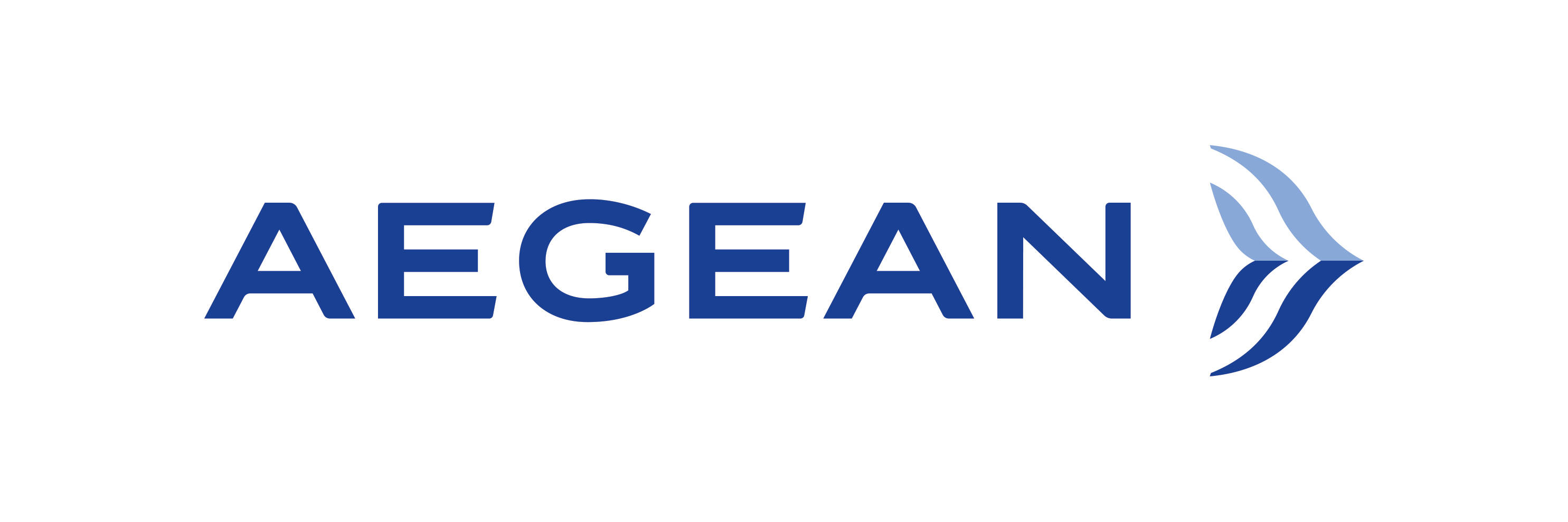 Minimalistic Aegean Airlines Flag Carrier Logo