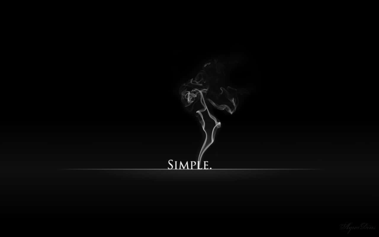 Minimalistic Black And White Image Background