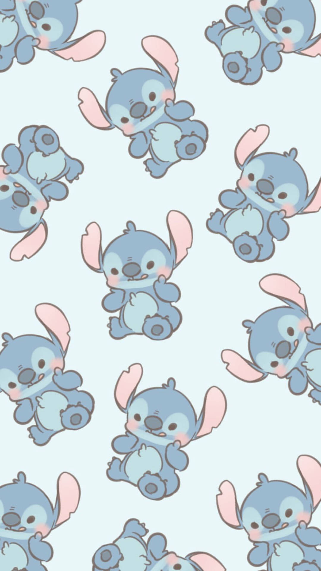 Minimalistic Cute Disney Stitch Background