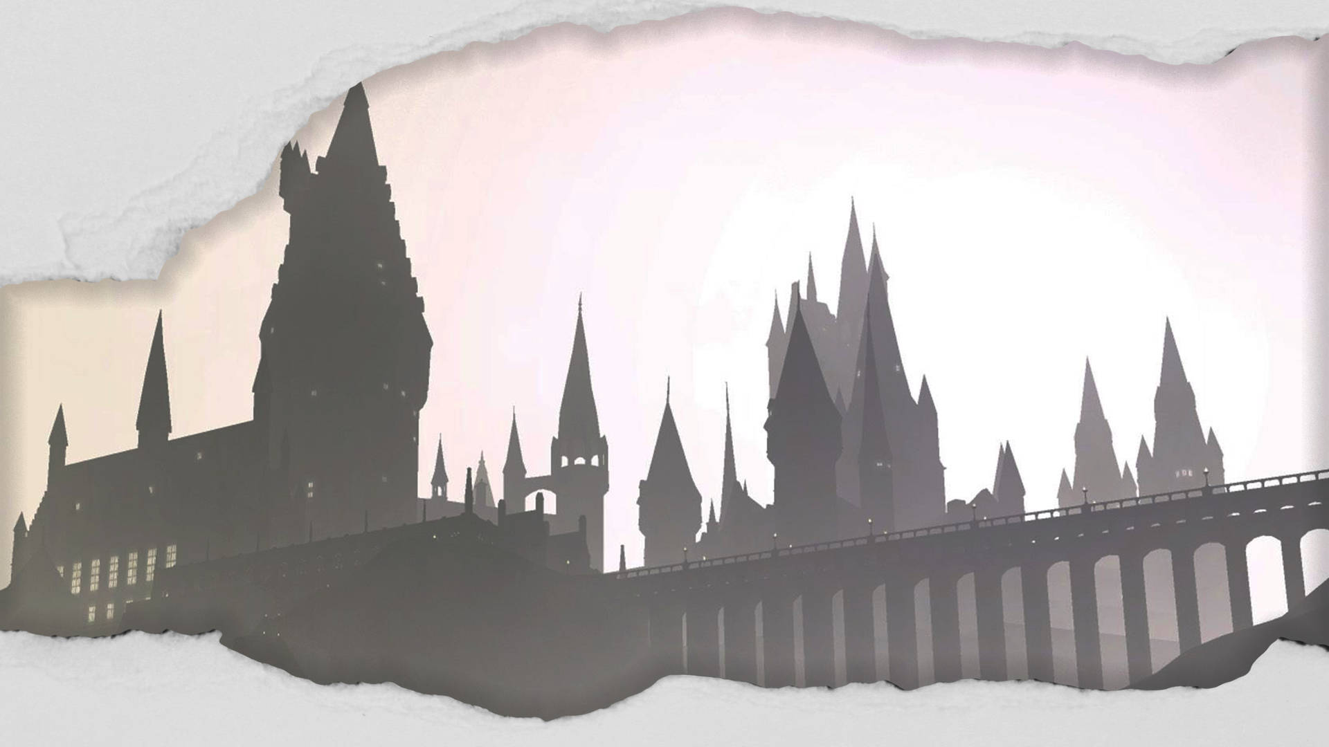 Minimalistic Harry Potter Hogwarts Aesthetic Background