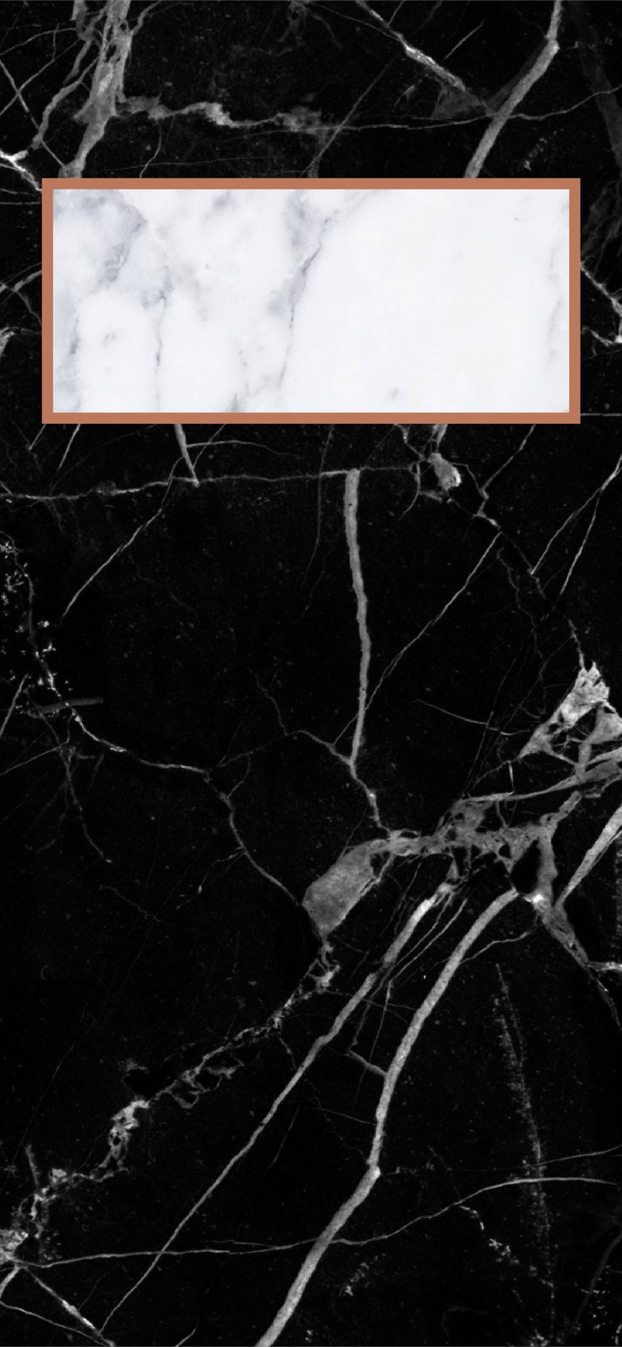 Minimalistic Iphone Layout Featuring A Marble Design Background