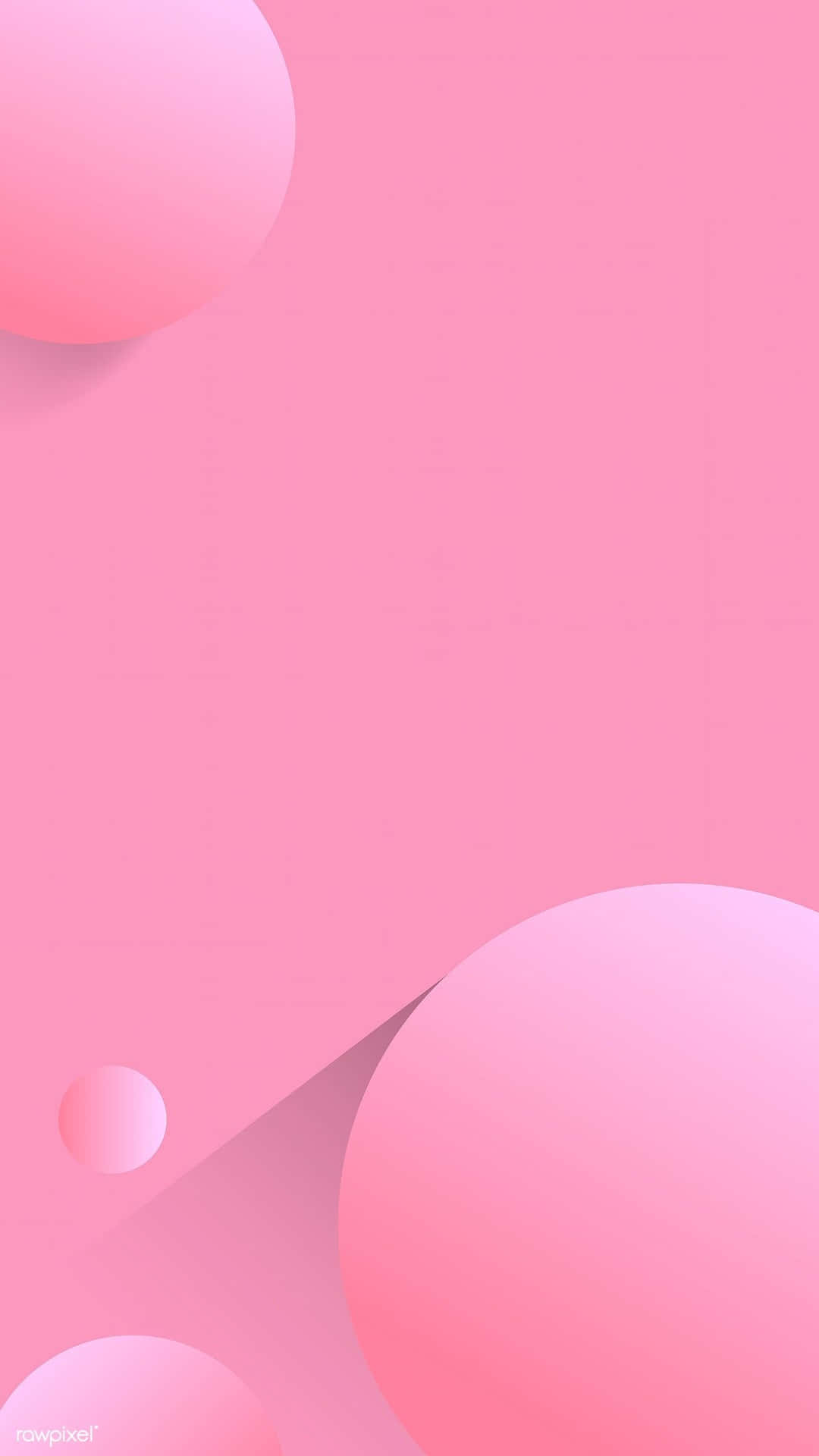 Minimalistic Pink Sphere Art