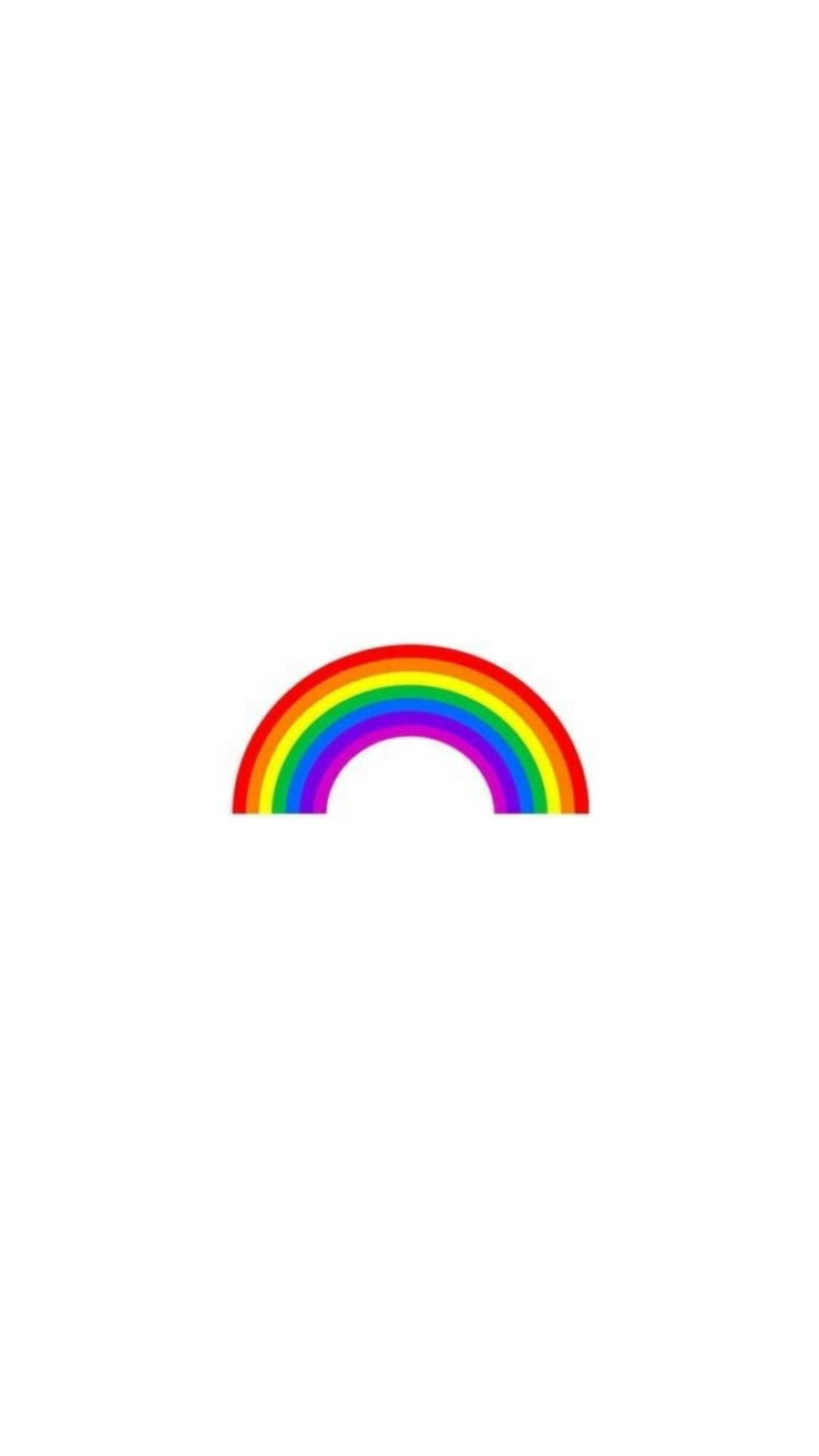 Minimalistic Rainbow Lgbt Phone Background