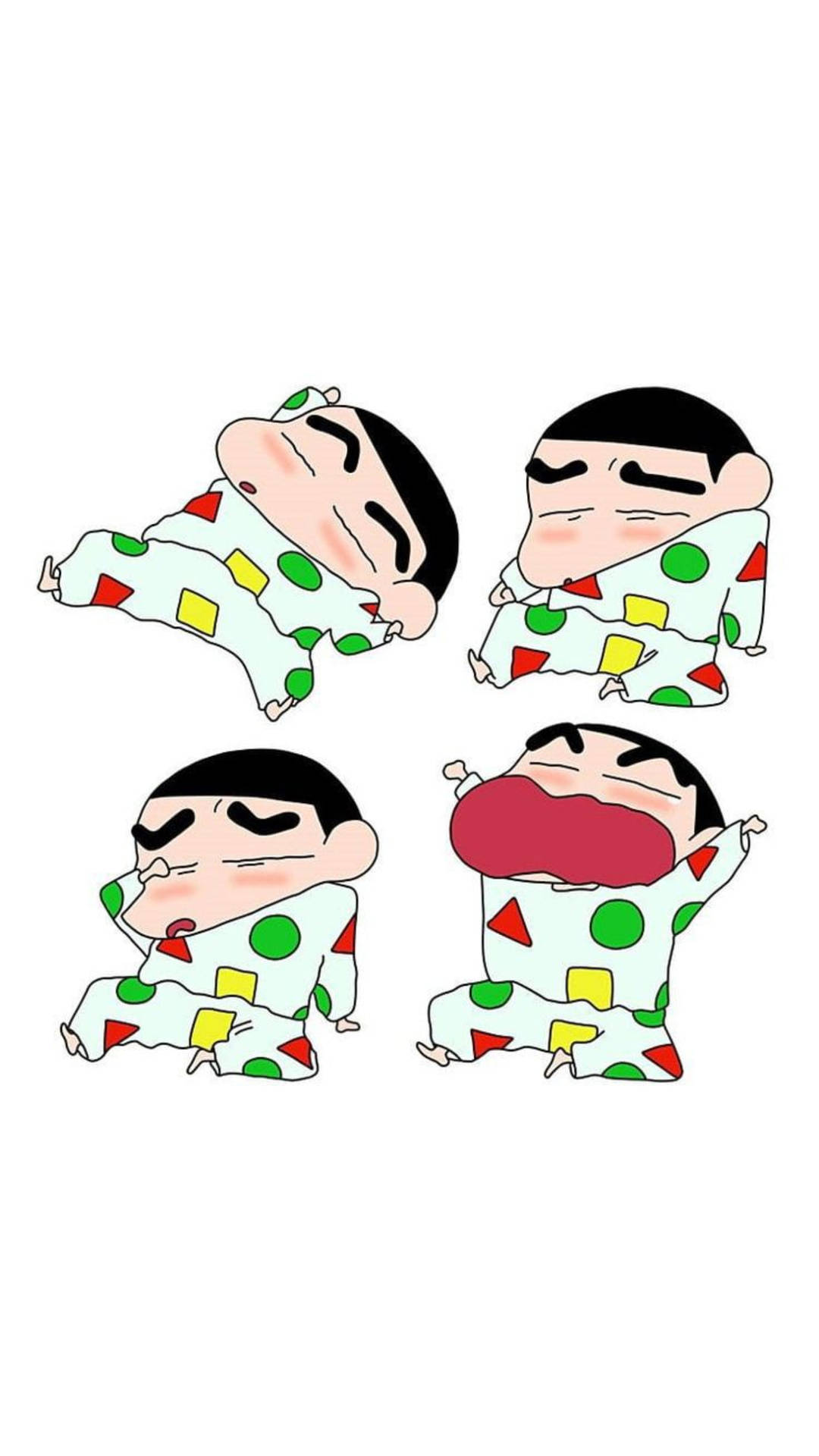 Minimalistic Sleepy Shinchan Aesthetic