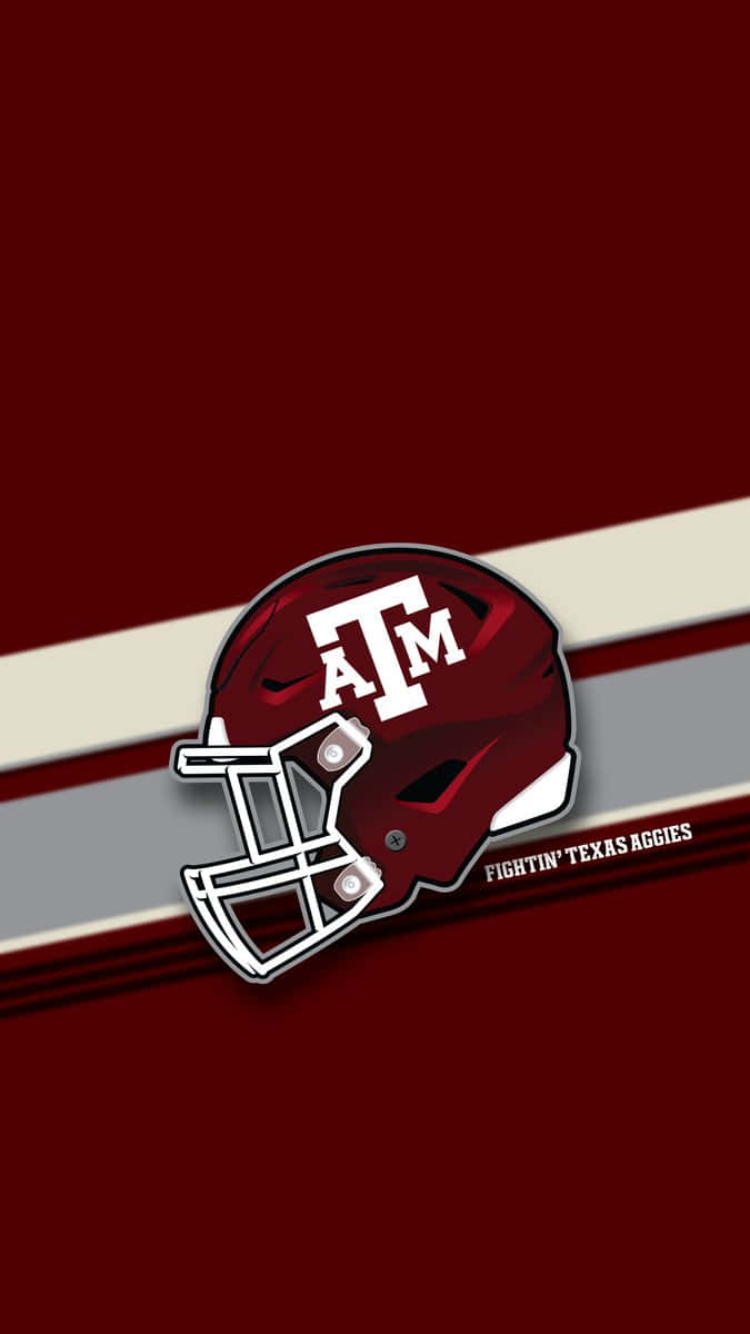 Minimalistic Texas Am Football