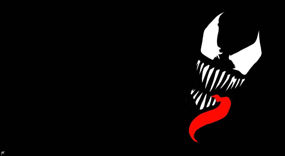 Minimalistic Venom Alien Symbiote Background
