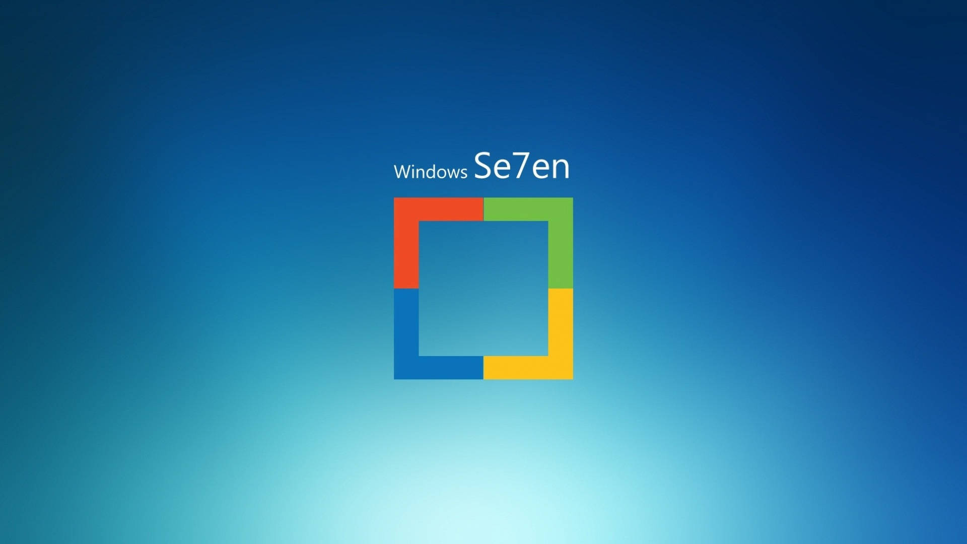 Minimalistic Windows 7 Logo Background