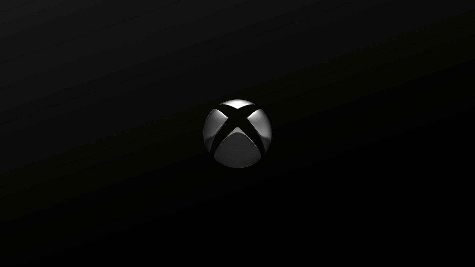 Minimalistic Xbox One X Logo Background