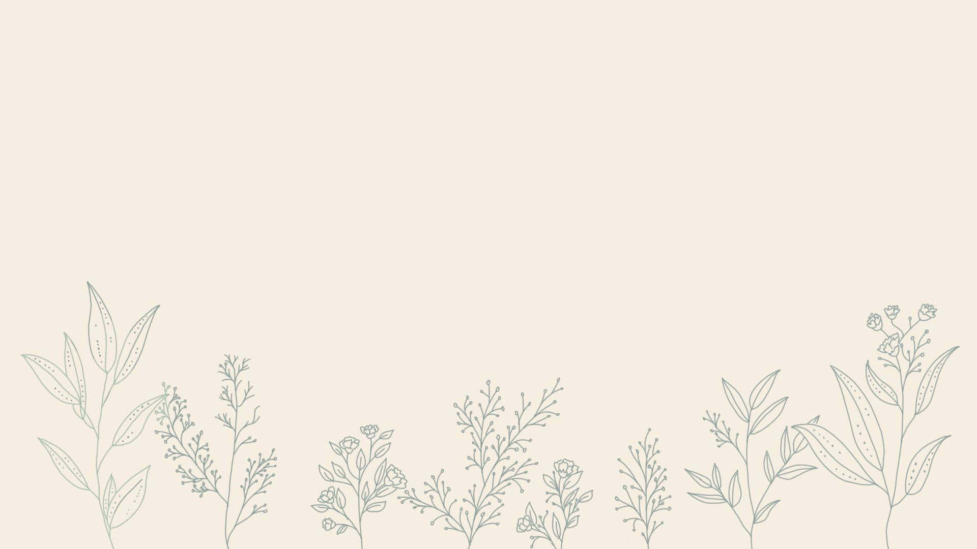 Minimum Effort For A Flower Design Background